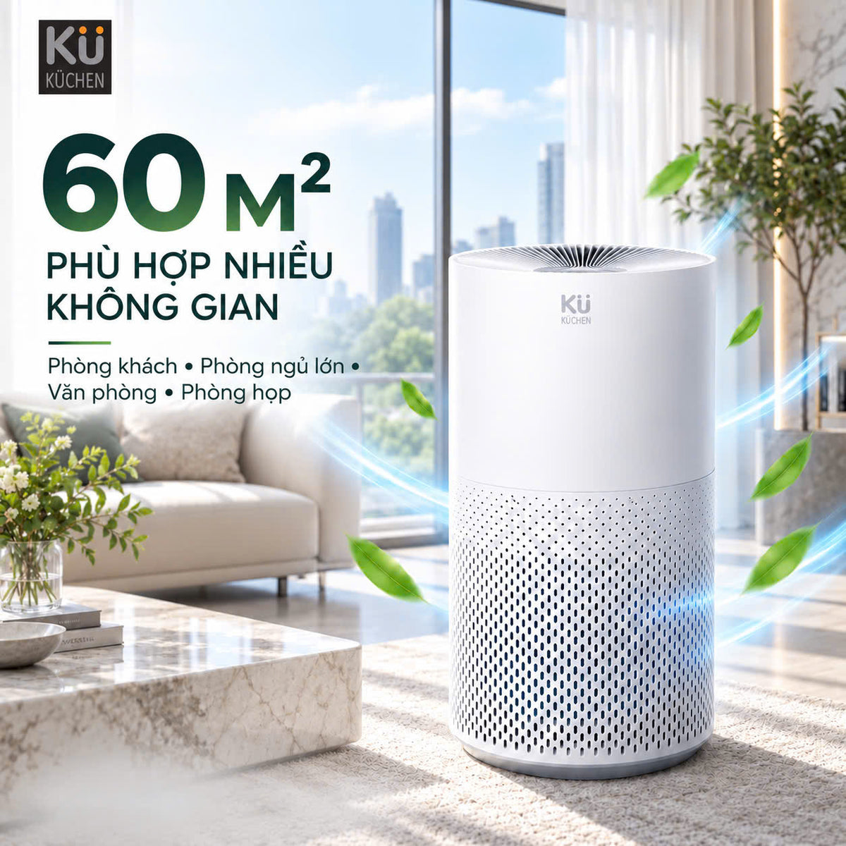 Máy lọc không khí KU KUCHEN P401